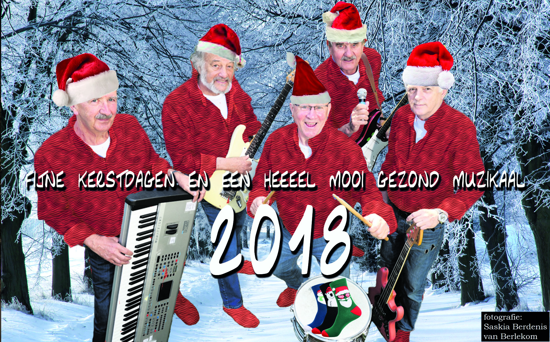 Hein, Jacques, Steef, Bert, Henk, Mary, Jaap en Eelke